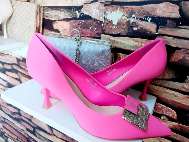 Pink heels
