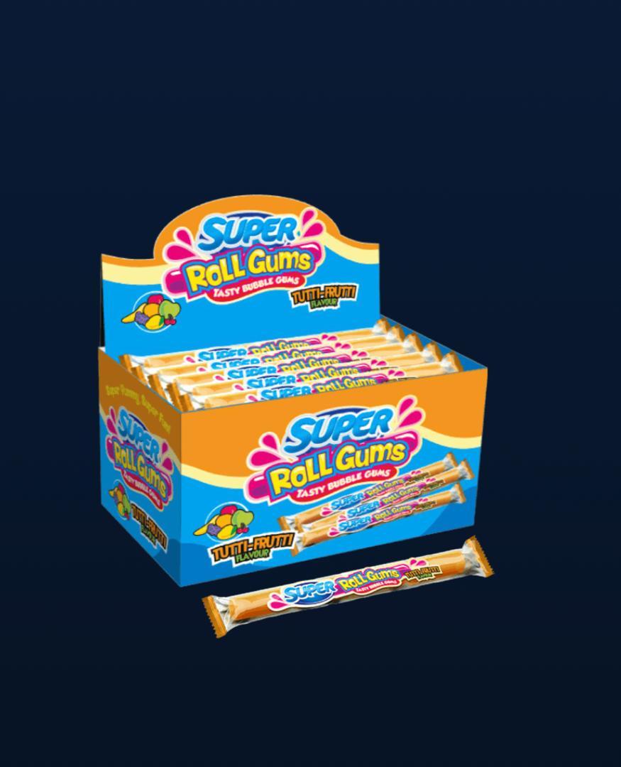 Super Rollgums Tuttifruiti (S) 70 X 12 Box