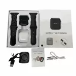 T55 Pro Max Smart Watch with Earbuds & Double Strap