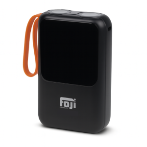 Foji F1 10000mAh Power Bank | Ultra High Capacity & Fast Charging | Black