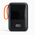 Foji F1 10000mAh Power Bank | Ultra High Capacity & Fast Charging | Black